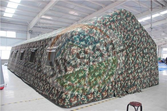 Low-Pressure Inflatable Camouflage Tents