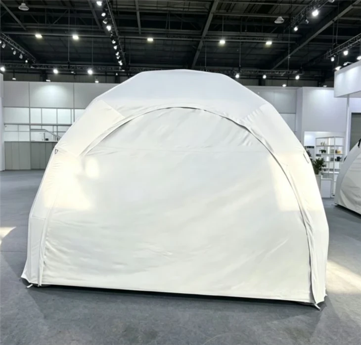 Projekt nafukovacieho reklamného stanu 3×3 m v Japonsku|Dodaných 16 vlastných propagačných stanov